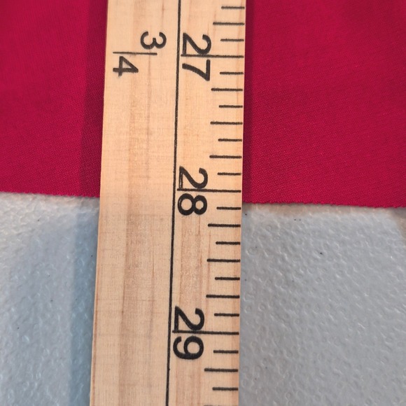 Susan Graver Red Tiered Liquid Knit Top Scoop Neck Blouse Plus Size 1X - Picture 9 of 9